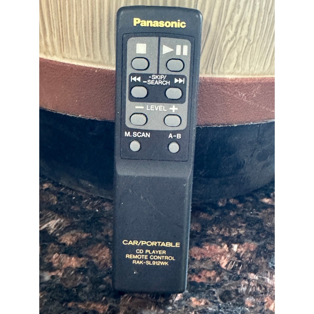 OEM Panasonic RAK-SL912WK Remote Control for Car Portable CD Player
